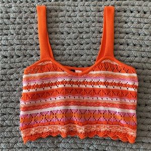 Divided Sweater Tank